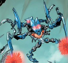 Vamprah in Karda Nui, with Gavla as his mount.