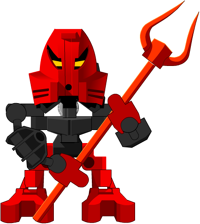 Raeys as a member of the Ta-Koro Guard on Mata Nui.