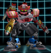 Peregrine's Red Color Scheme (Battle Revolution)