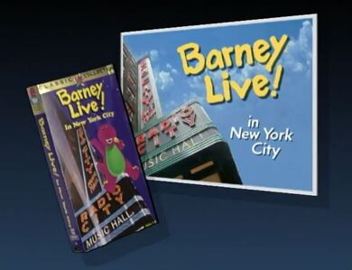 Previews from Barney Live! in New York City (VHS and DVD re-releases  1994-2020) | Custom Time Warner Cable Kids Wiki | Fandom