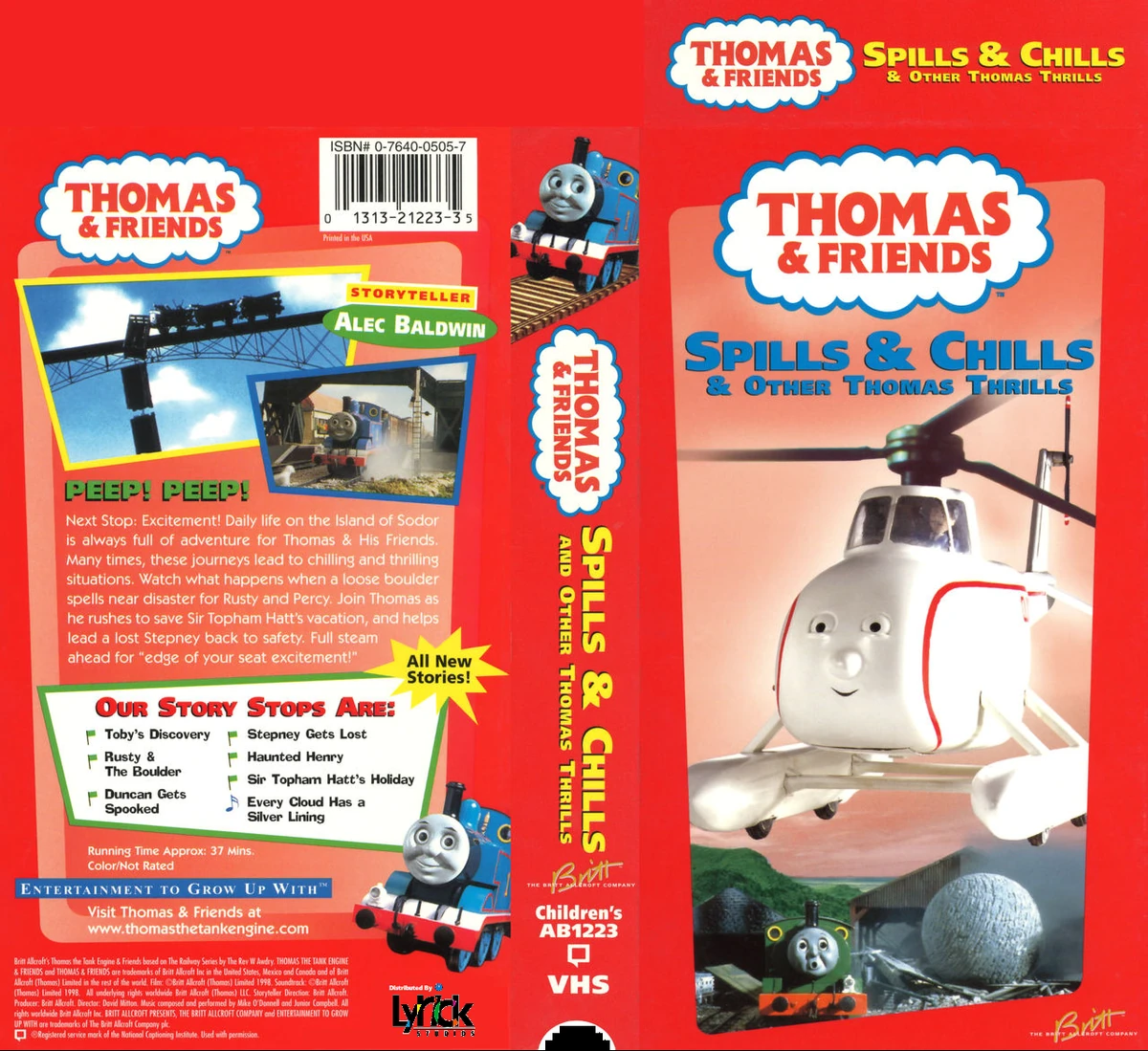 Opening and Closing to Thomas & Friends Spills & Chills (2000 Lyrick