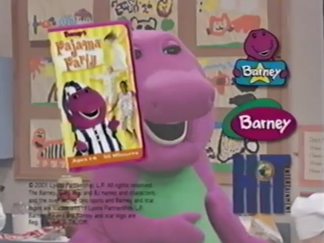Opening and Closing to Barney's Pajama Party (2003 Paramount Home ...