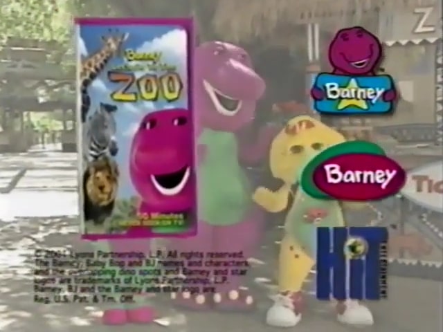Opening and Closing to Barney: Let's Go to the Zoo (2001 Hit ...