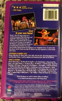 Opening and Closing to Barney Live! in New York City 2007 DVD