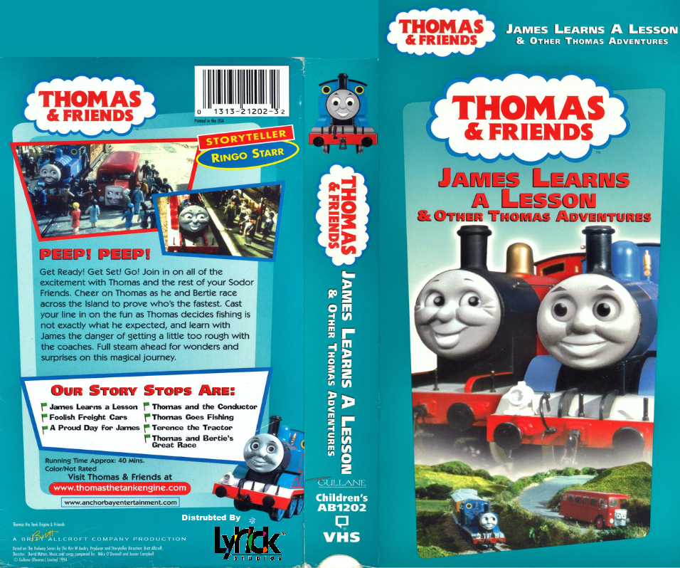 Opening and Closing to Thomas & Friends: James Learns a Lesson (2001 ...