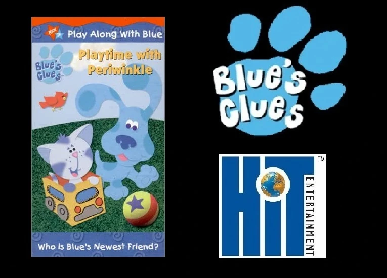 Blue［Times］ VHS Blues Clues Telling Time With Blue (VHS 2001) Nick Jr Nickelodeon
