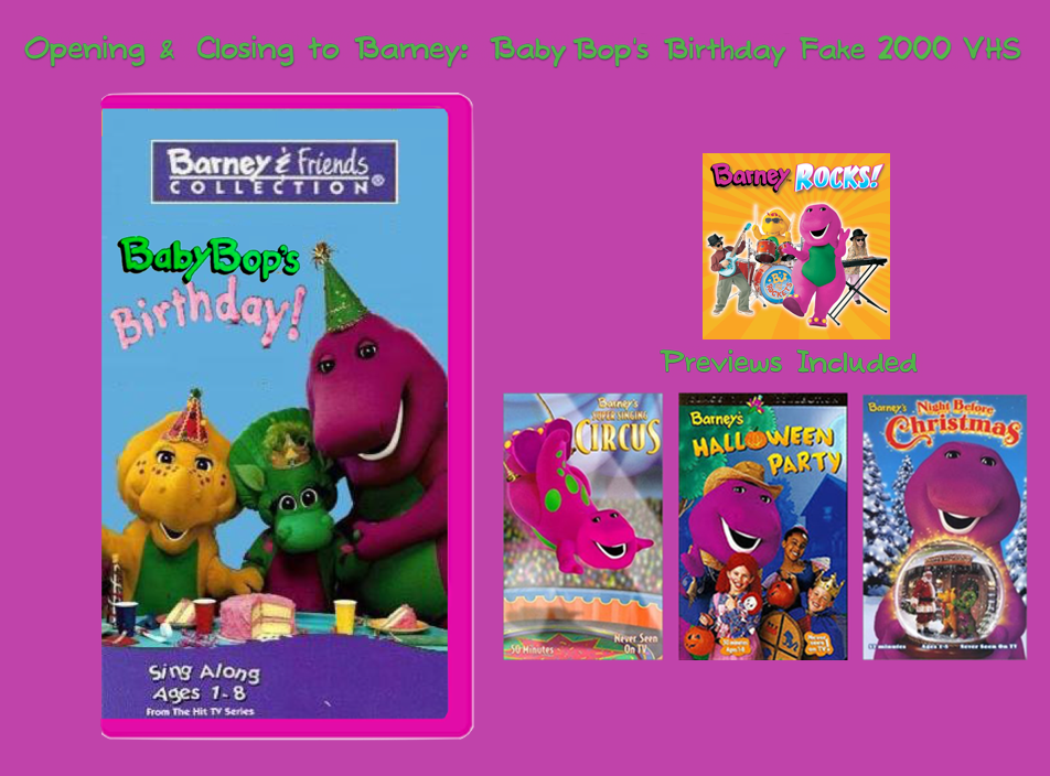 Opening and Closing to Barney: Baby Bop's Birthday 2000 ...