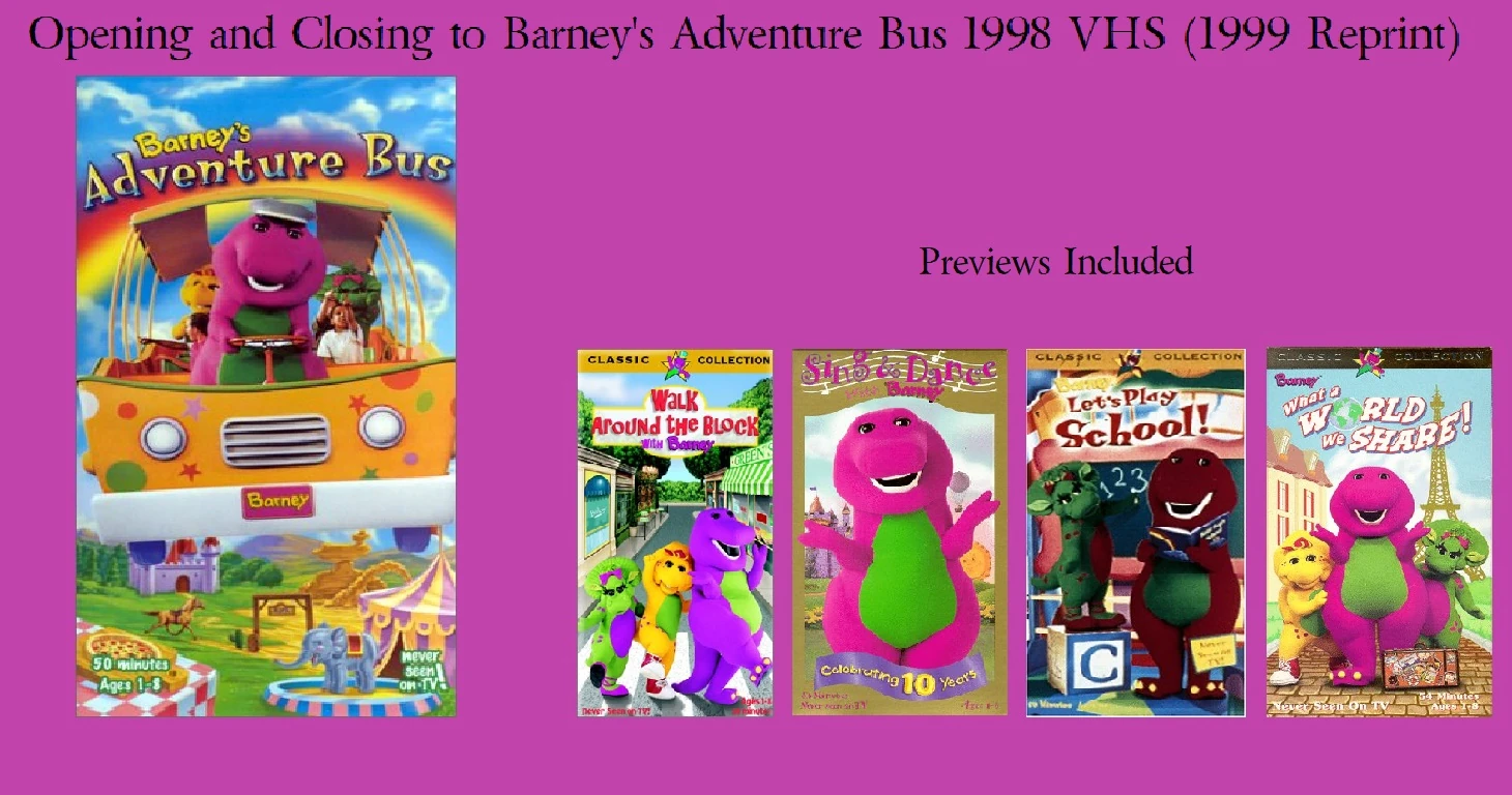 Category Trailers From Barney 1999 Vhs Custom Time Warner Cable Kids Wiki Fandom