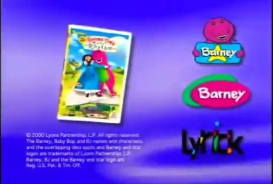 Previews from Barney's Rhyme Time Rhythm (VHS and DVD re-releases 2000 ...