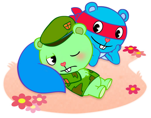 happy tree friends anime splendid x flippy