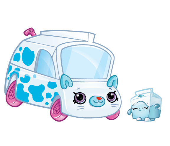 Shopkins Cutie Cars 19 Milk Moover 