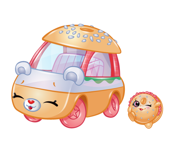 .com: Cutie Cars Shopkins Three Pack - Breakfast Beeps Collection :  Toys & Games