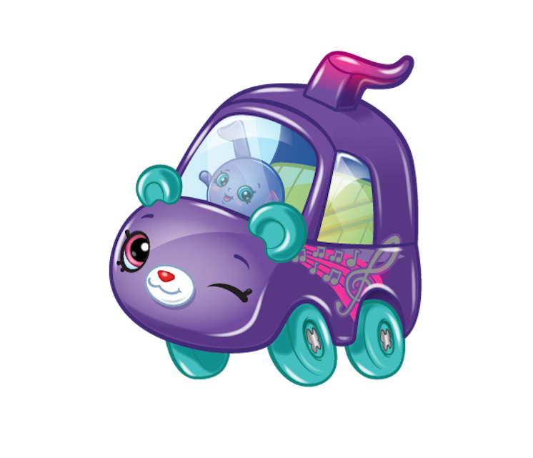 Shopkins Cutie Cars - Wrapper Rider Diecast QT3-08