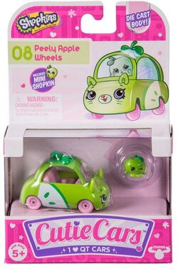 Cutie Car Shopkins Season 1, PEELY APPLE WHEELS