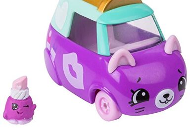Shopkins Cutie Cars Yo Go-Cart Purple Pink