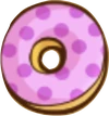 Pink Polka-Dot Donut