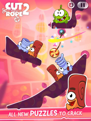 Cut the Rope 2 introduces fun new friends but feeds Om Nom the