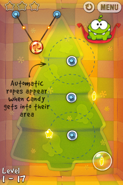 Cut the Rope Holiday Gift Web 3 Stars Full Game 