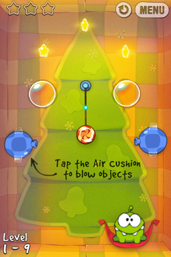 Cut the Rope Holiday Gift Web 3 Stars Full Game 