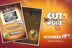 Cut the Rope 2 release date out!
