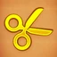 Achievement golden scissors