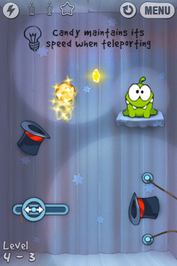 Cut the Rope Magic Box Level 22 (3 Stars) 