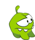 Om Nom confused
