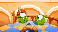 Renaissance Om Nom's appearance in the Om Nom Stories.