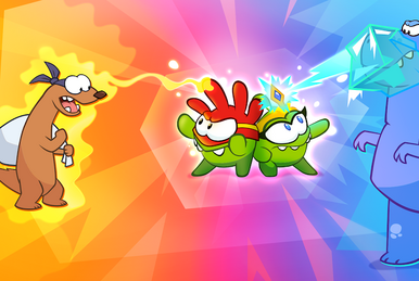 Cut the Rope Remastered - Superhero Postcards Update (Nibble Nom, Om Nom,  Om Nelle) 