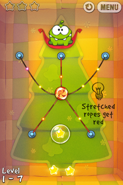 Cut the Rope holiday freebie: 25 Xmas levels! - CNET