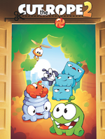 Om Nom and the first five nomies