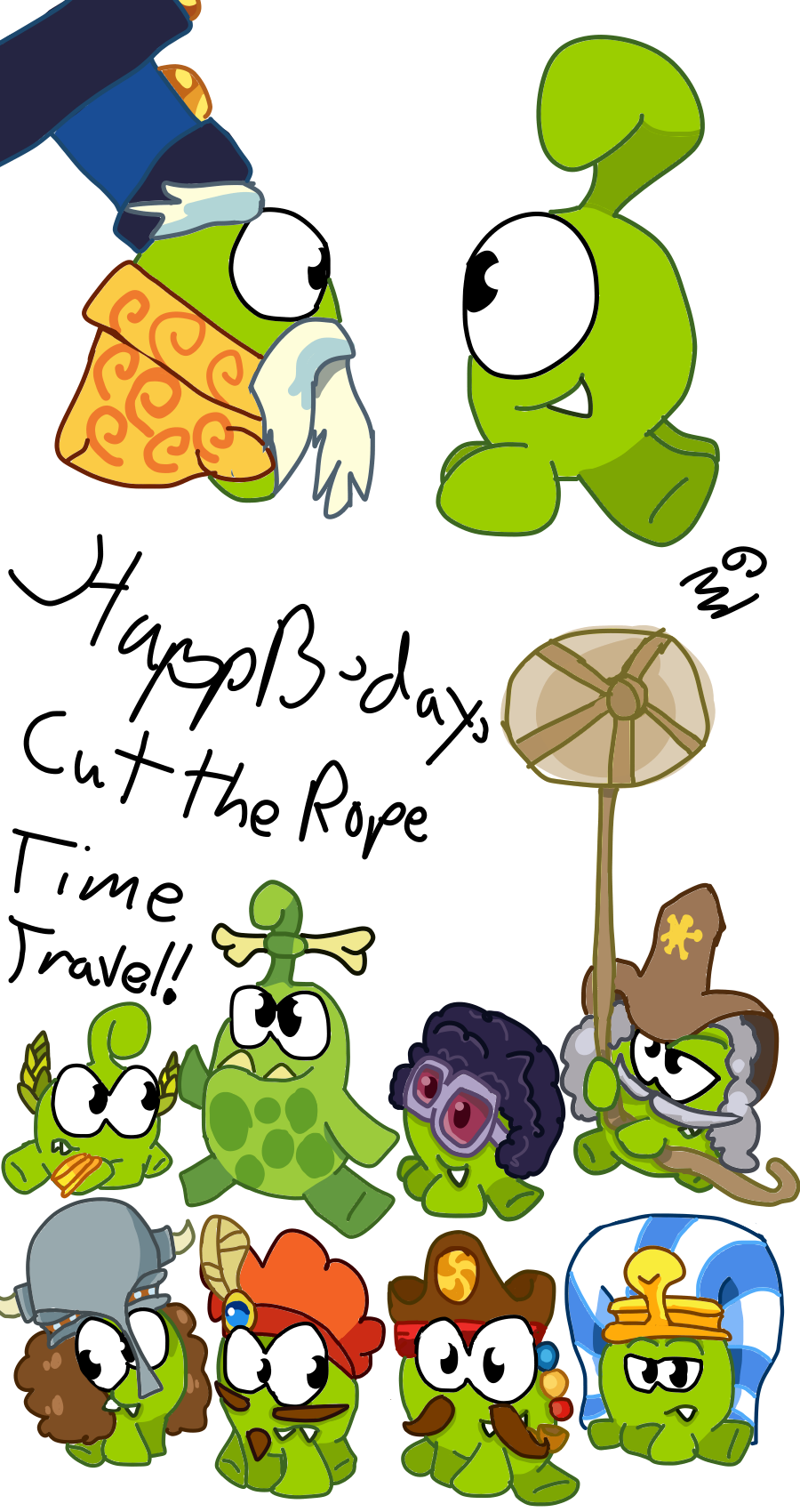 Cut The Rope Time Travel Elipick11 by elipick11pop on DeviantArt