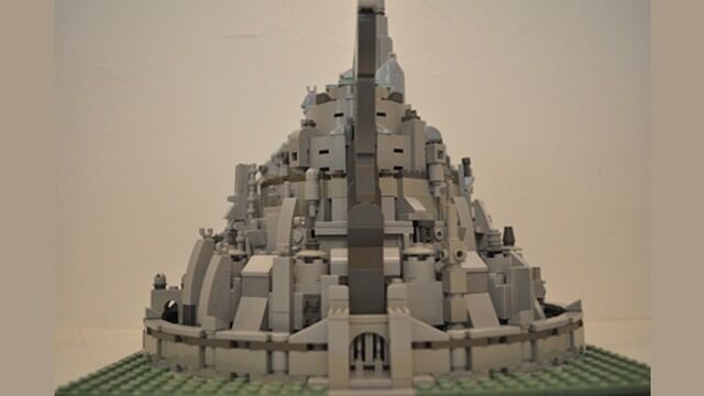 Massive LEGO Minas Tirith Castle Took 3 Years to Build - LOTR The