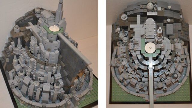 Minas Tirith  Lego architecture, Lego star wars, Lego