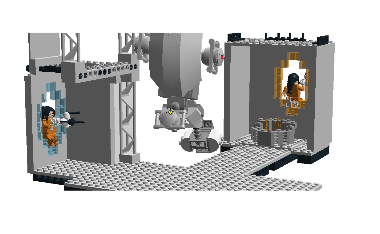 Создай модуль. Портал 1 ГЛЭДОС лего. ГЛАДОС портал 1 из лего. Панели портал 2 лего. LEGO Portal 2 Set.