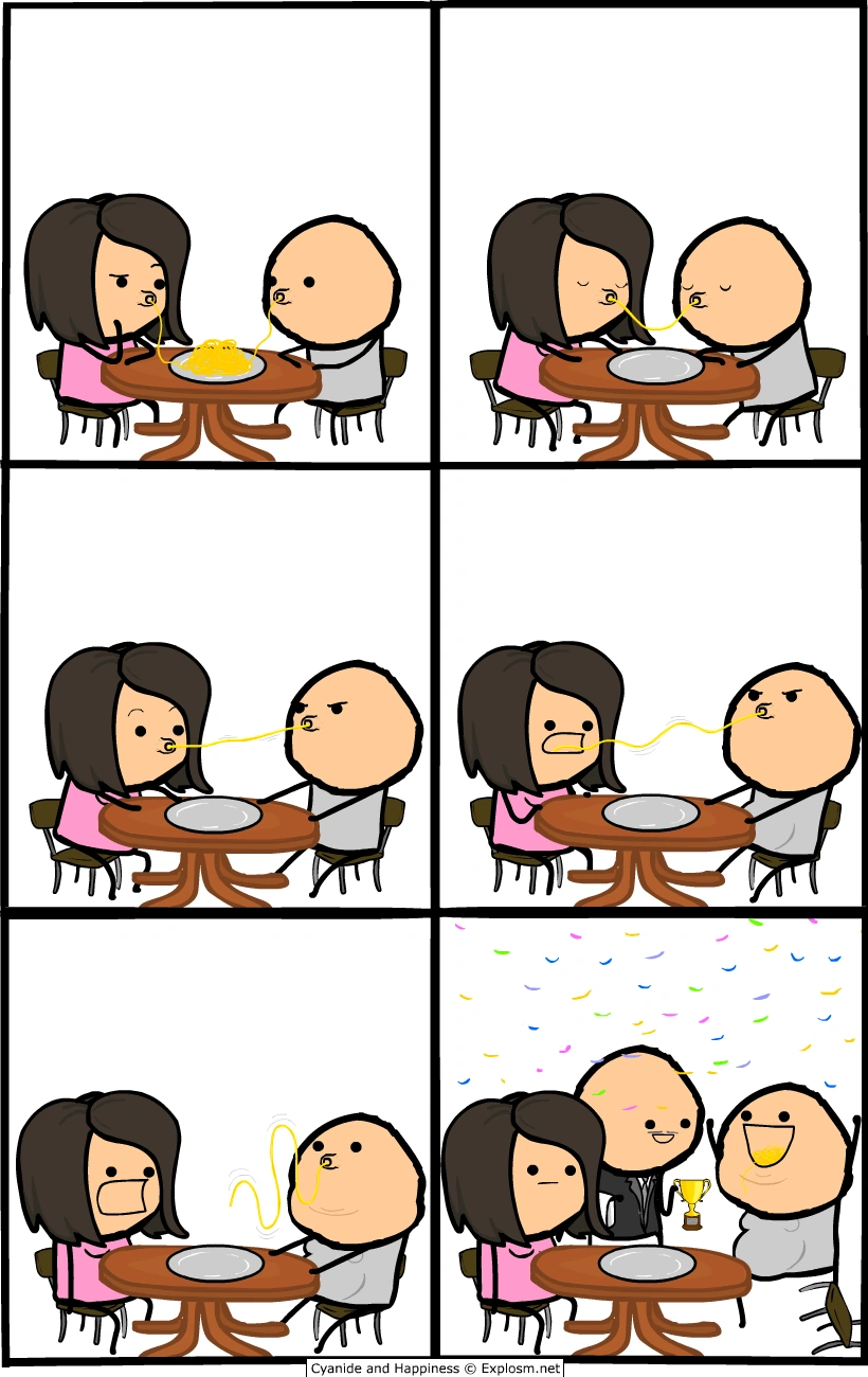Spaghetti Cyanide And Happiness Wiki Fandom