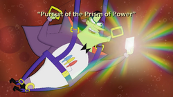 Pursuit of the Prism of Power Title Card