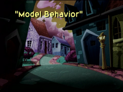 Model Behavior Title Card