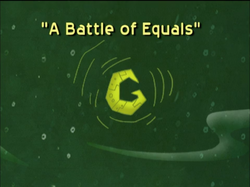 A Battle of Equals Title Card