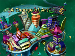 A Change of Art Title Card