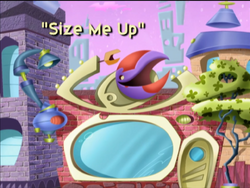 Size Me Up Title Card