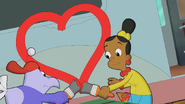 S12E04 Digit and Jackie paint a red heart