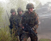 The National Guard patrolling the border with the People's Republic of China