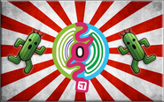 Cactuar-kun Greatly Enliven the World Even More!!! Brigade flag