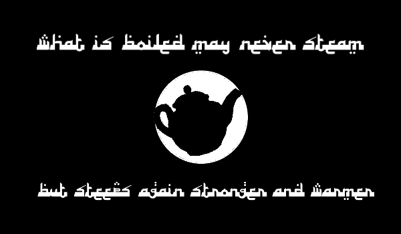 The Flag of the Militant Wing of Teapotism