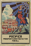 Pacifica means Peace, Strength and Prosperity for all members.