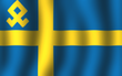 Folk Flag of People's Realm of New Sweden