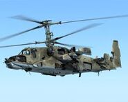 The KA-50 Black Shark Attack Helicopter made in russia