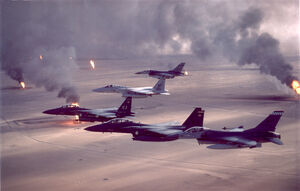 USAF F-16A F-15C F-15E Desert Storm pic