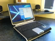 A standard laptop in Grand Besaid